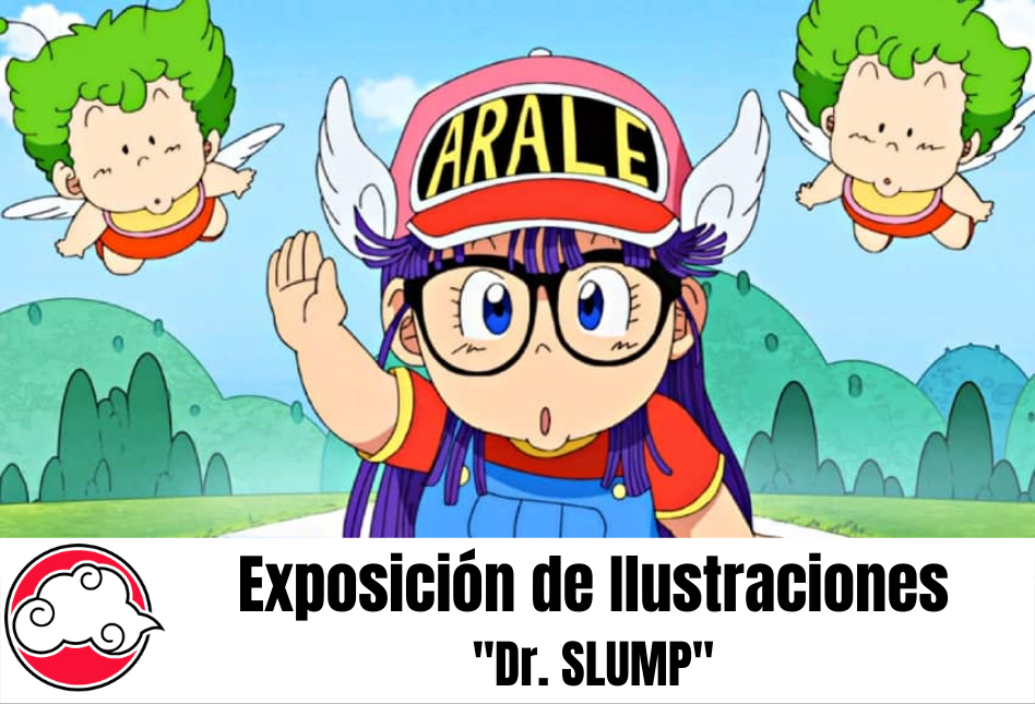 Exposicion-de-Ilustraciones-Dr.-SLUMP-Banner
